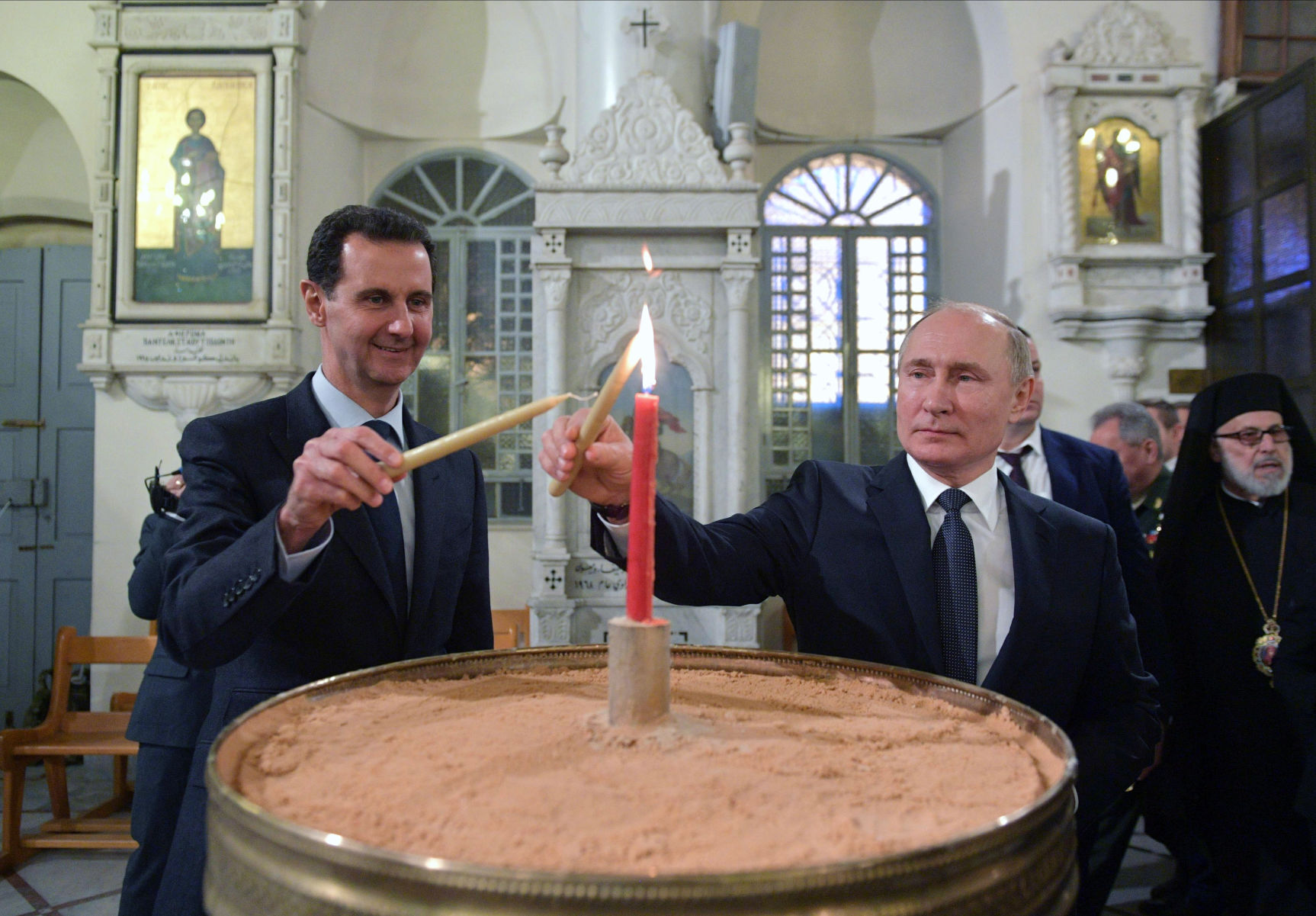 APTOPIX Syria Russia